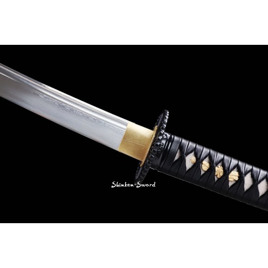 Handmade Folded Steel Japanese Katana Samurai Sword Razor Sharp Full Tang Blade